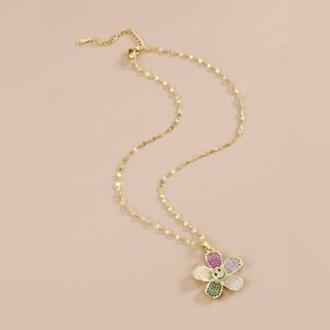 Daisy happy face necklace N736